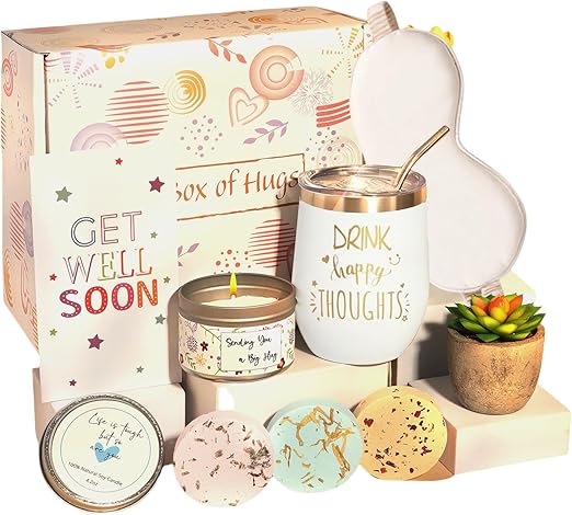 مجموعة هدايا سبا للنساء مع شمعة معطرة وبخار للاستخدام المنزلي